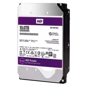 Disque dur Western digital Purple  10 TB 3,5 SATA 6Gbs 64MB BULK